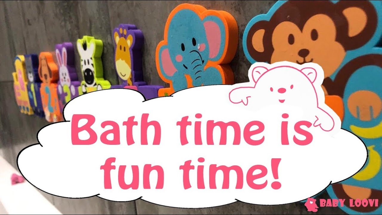 foam bath toys BABY LOOVI letters and numbers YouTube