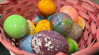 farbanje uskršnjih jaja dekupaž, na pari, alu folijom i uljem