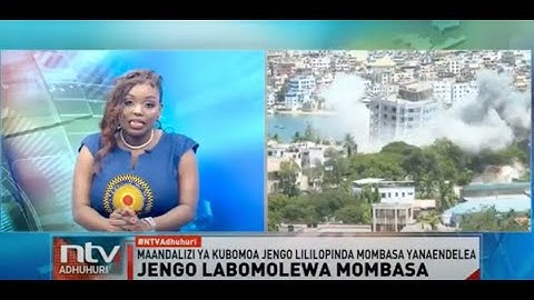 Jengo la ghorofa 11 labomolewa Mombasa