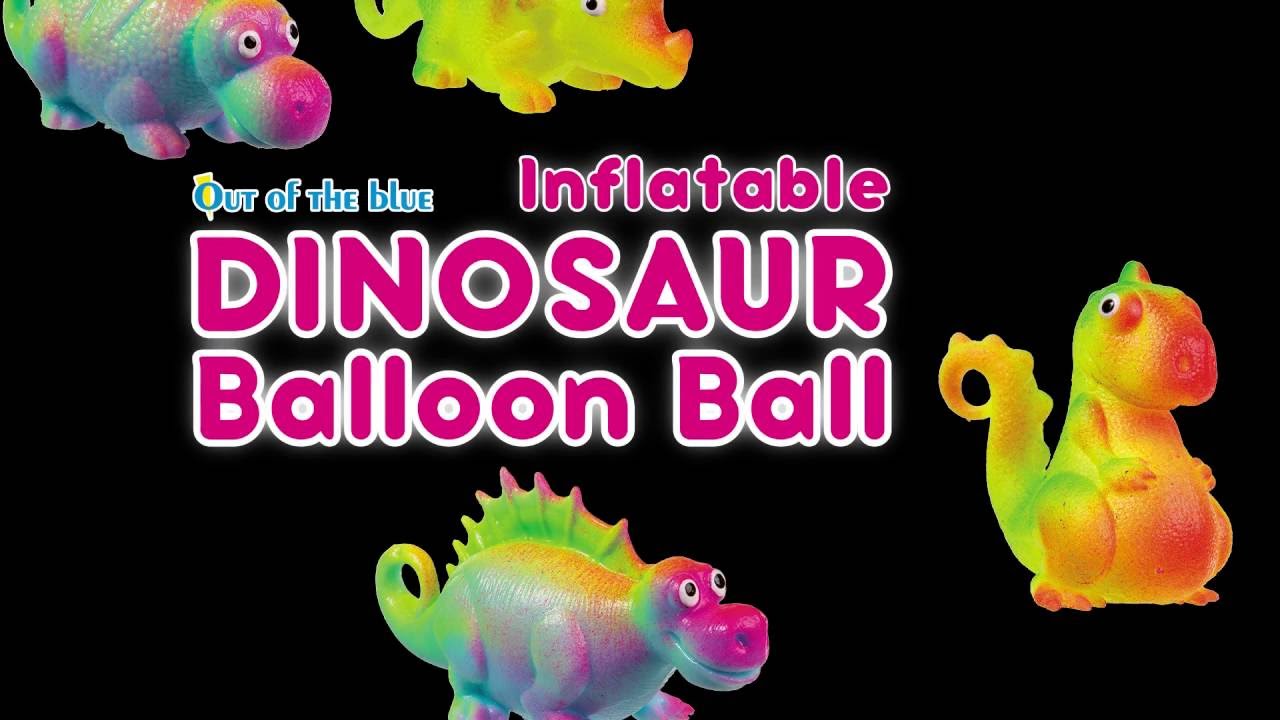 Paar Uitputting Alert Inflatable Dinosaur Balloon Ball - YouTube
