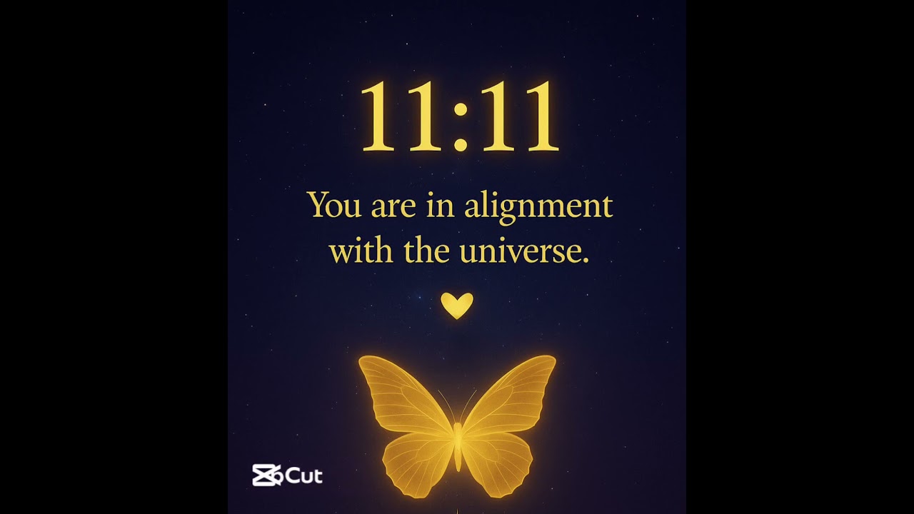 You are in alignment with the universe ♾️ 