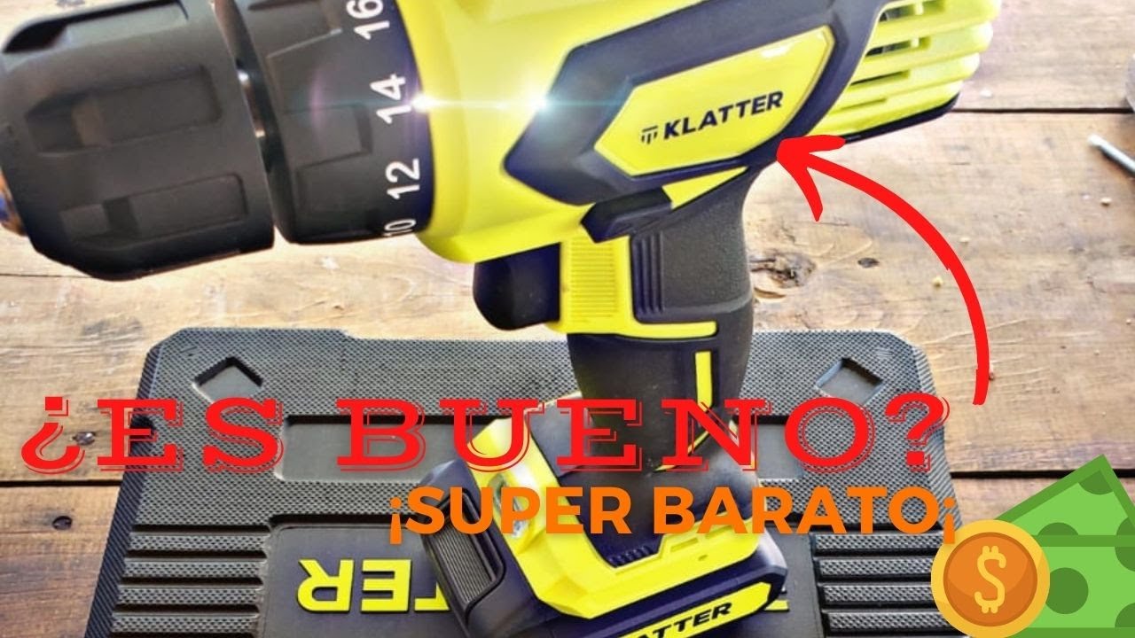 TALADRO INALAMBRICO KLATTER/ ME SORPRENDIÓ - YouTube