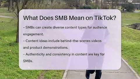 What Does SMB Mean on TikTok? - Everyday-Networking