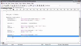 jQuery Tutorial   136   Creating a day hour min sec countdown plugin