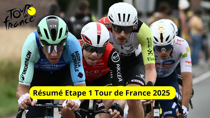 Résumé Etape 1 TOUR DE FRANCE 2025 - Premier Coup de Bordure et Sprint en petit Comité // Cyclisme
