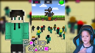 Squid game challenge 456 craft survival !! gameplay android screenshot 5