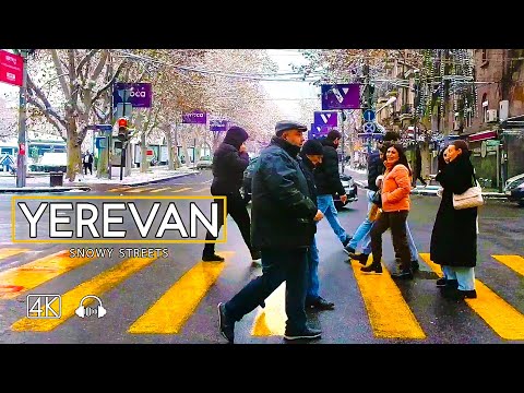видео: Driving Tour in Yerevan, Armenia, Snowy Streets, Jan 25, 2024, 4K 60fps