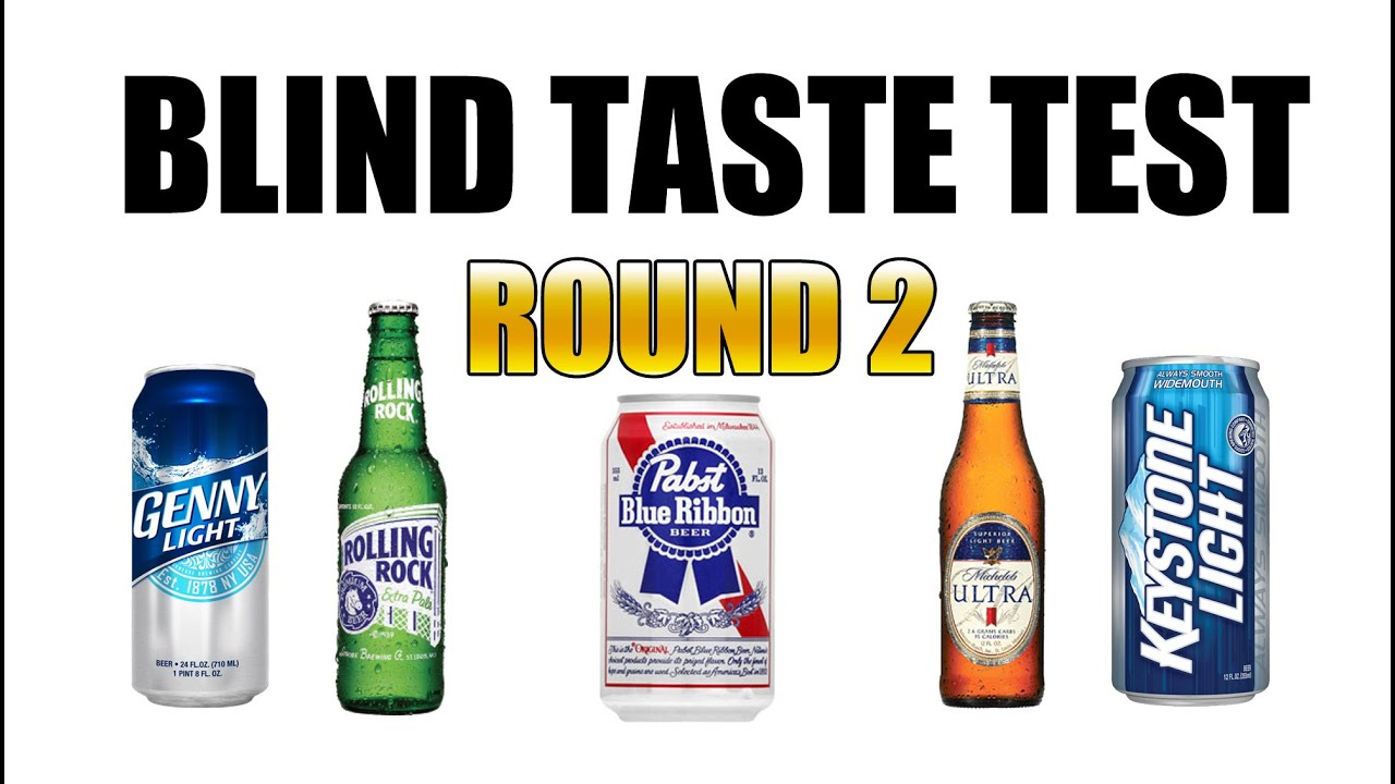 DRUNK Blind Taste Test - Light Beer ROUND 2 | HellthyJunkFood