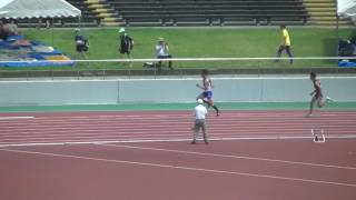 秋田県選手権　男子200m　予選6組　20170709 柳
