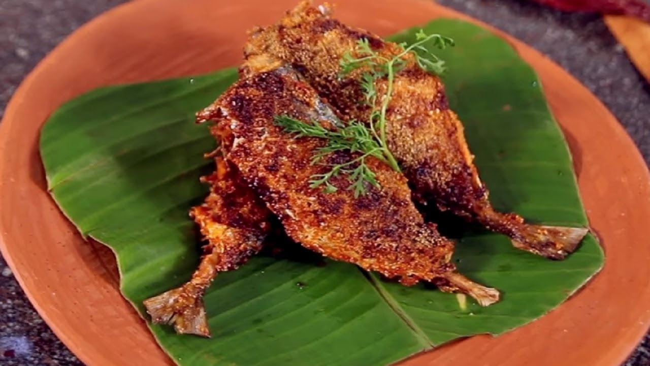 Goan Style Bangda Fish Fry - Rava Fish Fry Recipe - Mackerel Fish Fry by Shagun - Recheado Masala | India Food Network