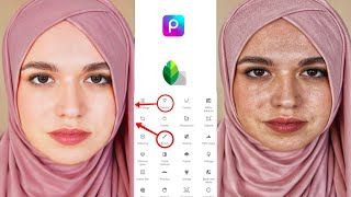how to sharpen face color how to change lens color only two application PicsArt and Snapseed screenshot 4