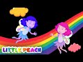 Rainbow Party! | Baby Sensory | Fun animation with Music High Contrast Animation