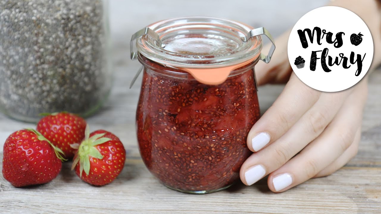 Super einfache Erdbeer-Chia-Marmelade selber machen - YouTube