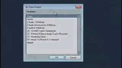 Chapter 1 "Getting started" with cubase 5
