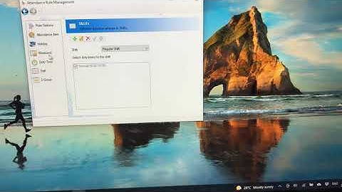 Sintech cloud time attendance setup part 2 with shift setting