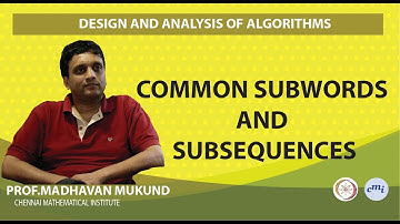 Common subwords and subsequences
