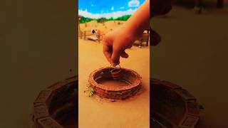 🐾 Handmade Mini Water Tank for Animals 💧 #short video #trending