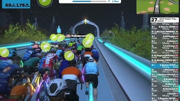 Zwift - Race: 4th place Zwift Insider Tiny Race (2 of 4) (C) on Everything Bagel in New York