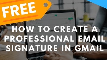 How to Create a FREE Gmail Signature in Less than 5 Minutes 😀😀