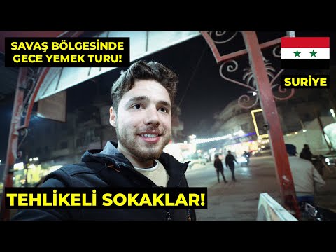 SURİYE’de SOKAK YEMEK'leri Turu! | Tehlikeli İDLİB Sokaklarında yürümek..