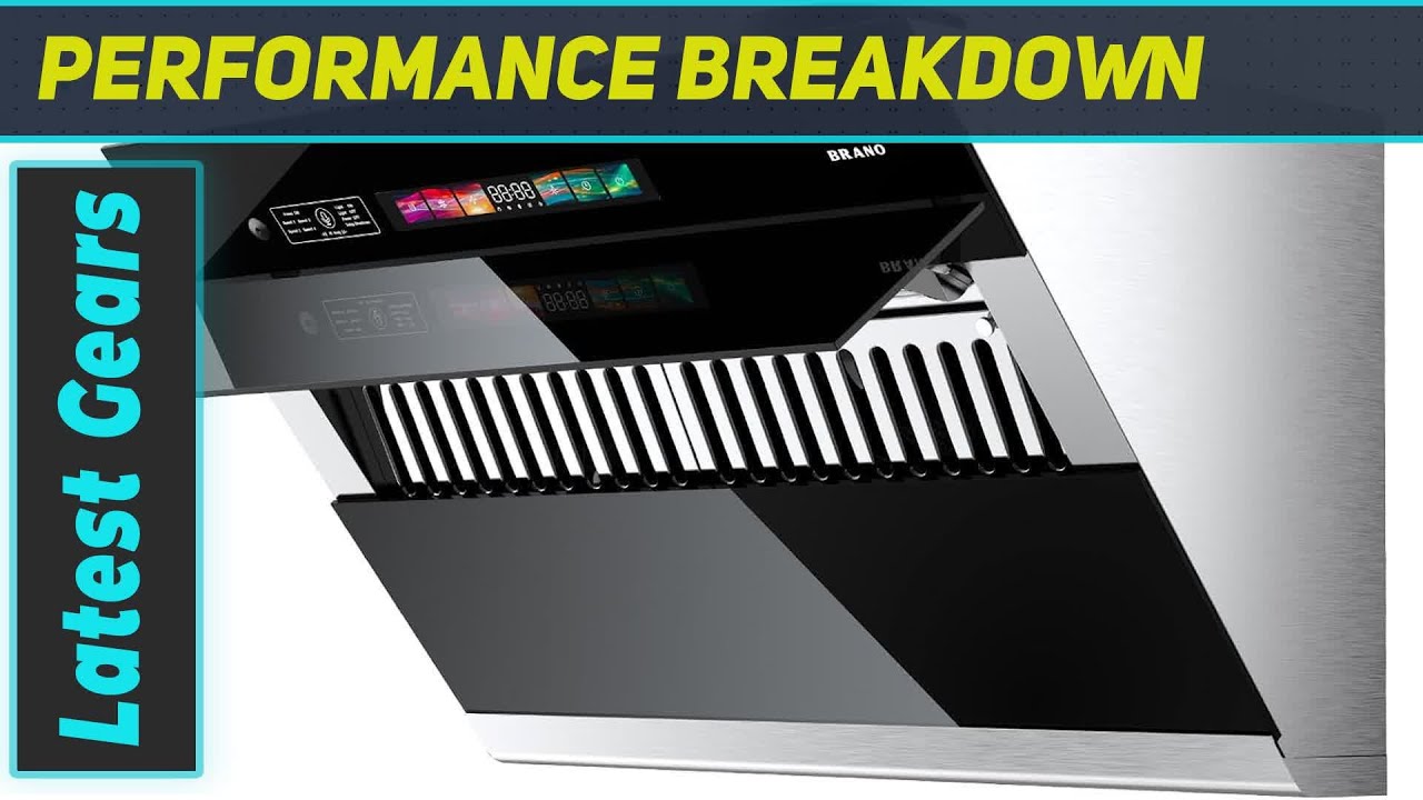 BRANO 30-Inch Range Hood with 900CFM and Voice/Gesture Control - The Future of Kitchen