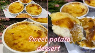 Sweet potato dessert بطاطا بالبشاميل مغذية والطعم روعه