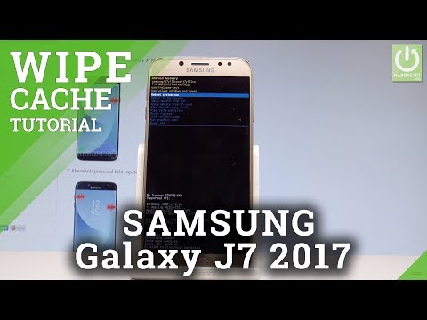 SAMSUNG Galaxy J7 2017 में कैशे पार्टिशन को कैसे वाइप करें - कैशे को फॉर्मेट करें