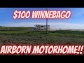 One Ton Dually Ramp Truck Donor Vehicle Jumps Approach! $100 Abandoned 1979 Winnebago Motorhome!