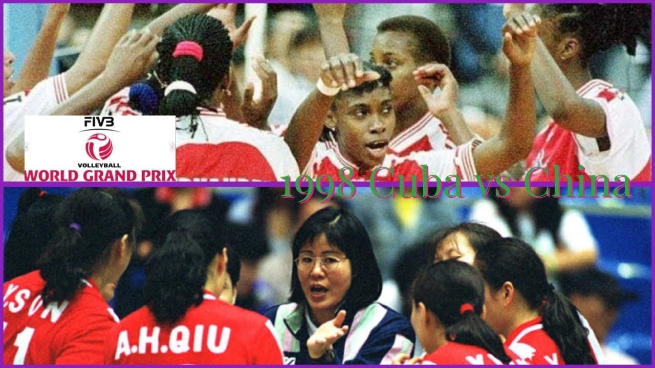 1998 🇨🇺 Cuba vs China 🇨🇳 🏐 Women Volleyball 🏐 FIVB World Grand Prix