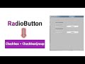 Class 10 | RadioButton | Creating Radio Button Using Checkbox & CheckboxGroup | by Bhaskar