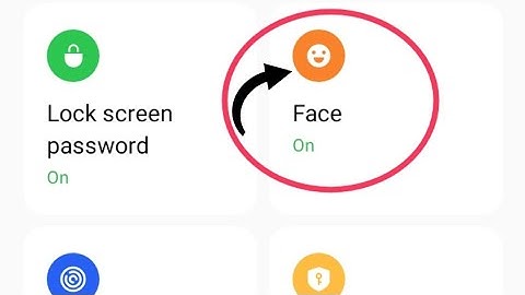 Face Lock Set oppo A96, how to set face lock oppo a96 phone