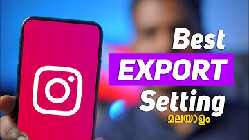 Best Instagram Reel Export Setting in Premiere Pro Malayalam