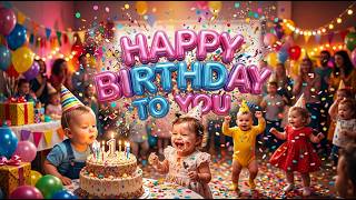 Happy Birthday Song 🎉 | Best Animated Birthday Wishes | Zyphoria Wishes