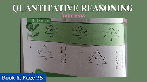 Quantitative Reasoning Solutions for Primary|Lantern Steps Quantitative Reasoning examples Book 6