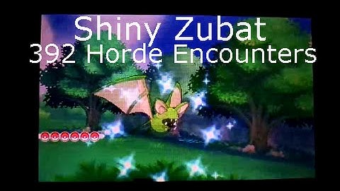 [LIVE] Shiny Zubat after 392 Horde Encounters on Pokemon Omega Ruby