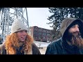 Huge Vessel Cracking Ice at DULUTH LIFT BRIDGE; Skipping Ice on the North Shore!