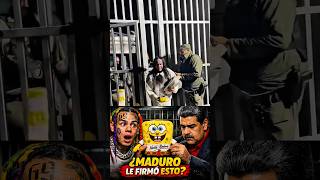 6IX9INE SALE DE PRISIÓN… ¡Y MADURO LE FIRMA UN BOB ESPONJA! 🤯🇻🇪