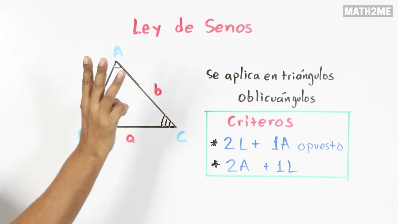 Ley de Senos | Hallar lado o ángulos en un triángulo