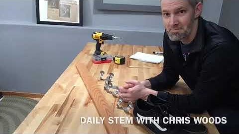 Daily STEM: How to Equally Space Hooks on a Board