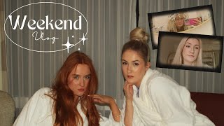 weekend vlog ⭐️ hilton hotel, hair & nails, hauls and friends 💆‍♀️💅 | Claudia Greiner