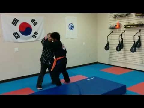 Hip Throw Practice in Hapkido