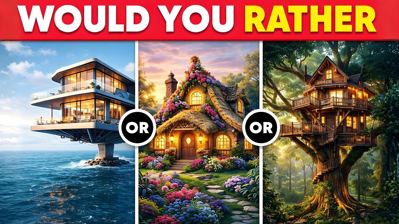 Would You Rather - Build Your Ultimate Fantasy House 🏰 Daily Quiz - YouTube