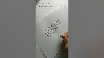 How to write SAHITHI DIVYA in bubble letters #tutorial #art #letters