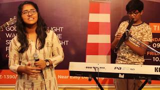 Video thumbnail of "GOD IS BIGGER THAN ANY MOUNTAIN - LIVE COVER BY MATHAI SIBLINGS (SHIFALAYA C/O PR. SHIBU K MATHAI)"