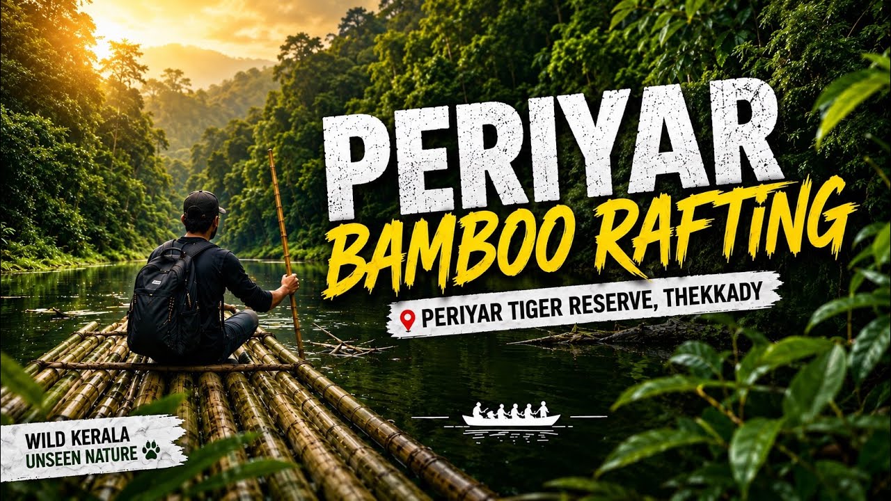 Periyar Tiger Reserve | Bamboo Rafting Full Day | ചങ്ങാടത്തിൽ കാടിനുള്ളിലേക്ക് 