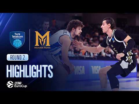 Video Turk Telekom Ankara - Maxima Roma | Round 2 | BKT EuroCup Basketball 2026-27
