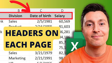 How to Print Headers on Each Page in Excel