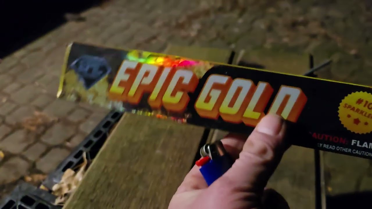 Fireworks  Saturday  ! Redbeards gold epic sparklers  , brothers strobe fountain Navigation marks