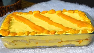 Easy Mango Dessert Recipe | No Bake Mango Cake | Mango Trifle Recipe