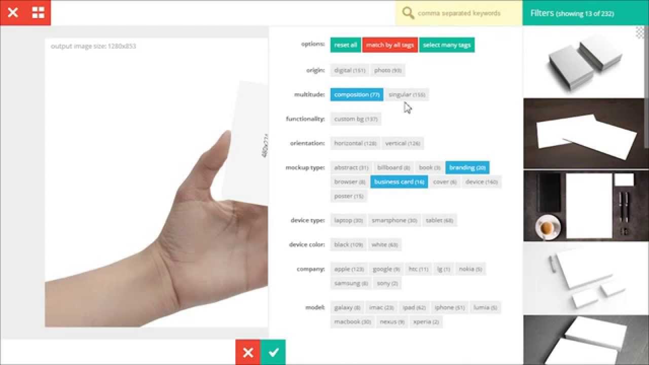 Download Filtering Mockups - Perspective Mockups WP Plugin - YouTube